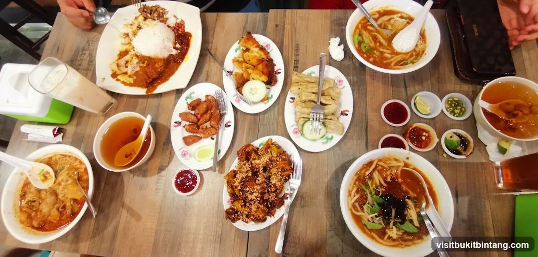 Table Full of Malaysian Food