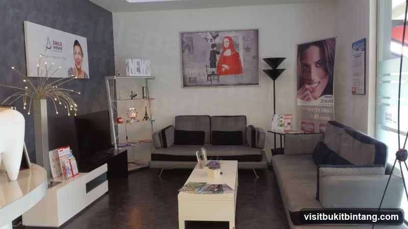Interior of a modern lounge or showroom