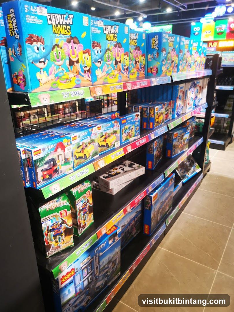 Toy Store Shelves