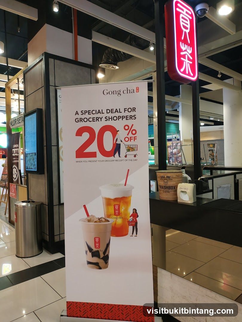 Gong Cha Promotion Banner