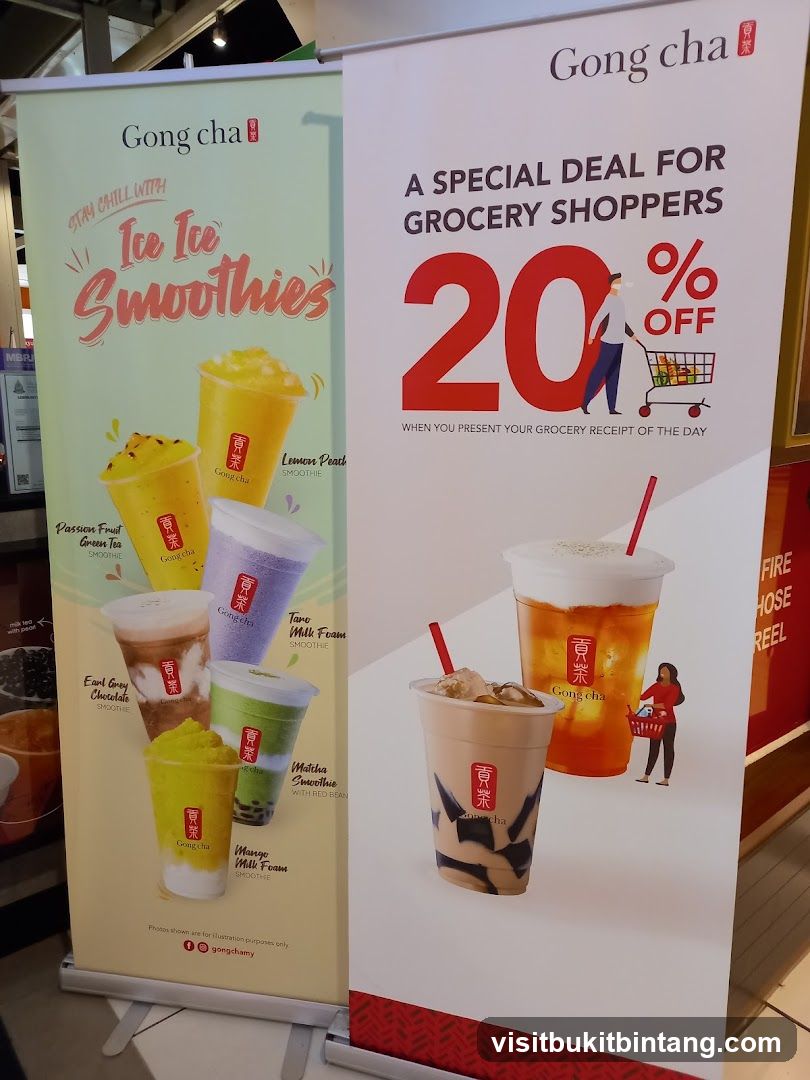Gong Cha Smoothies and Grocery Shopper Deal