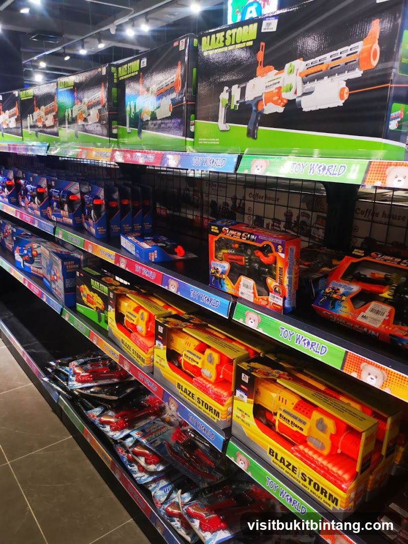 Toy Store Shelves