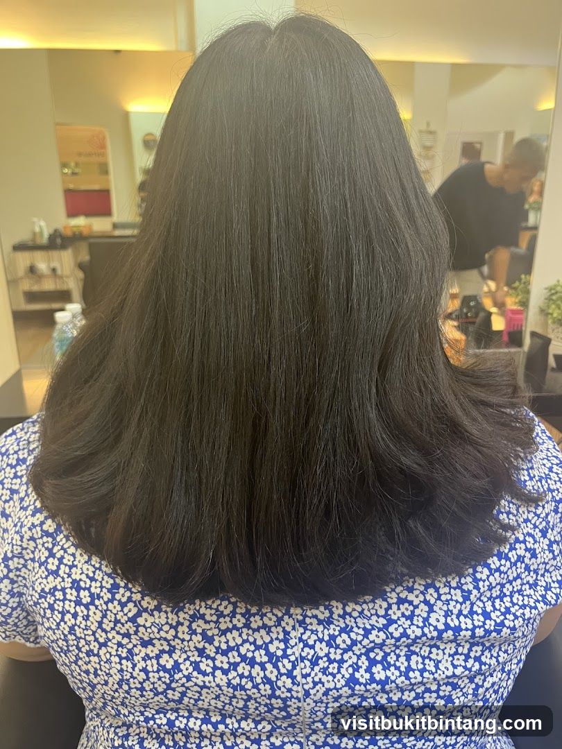 Woman's Hair in Salon