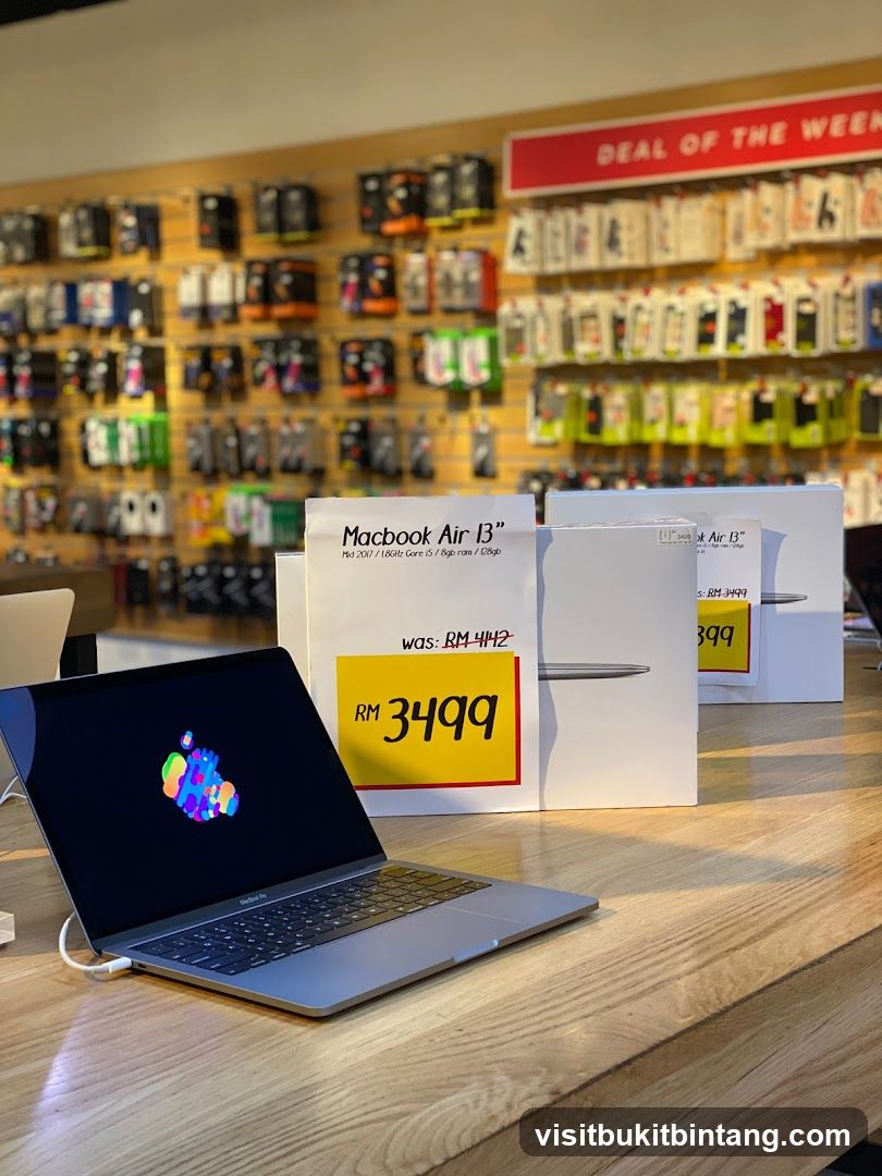MacBook Air Display in Store