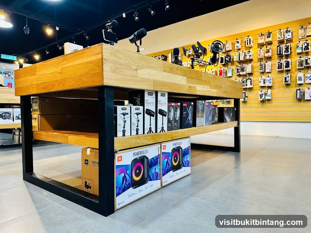 Electronics Store Interior Display