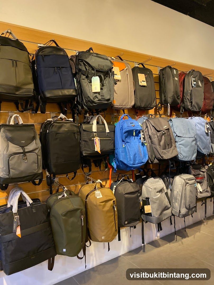 Backpack Display Wall