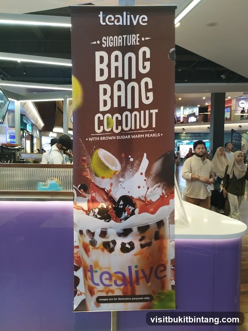 Tealive Bang Bang Coconut Drink Advertisement