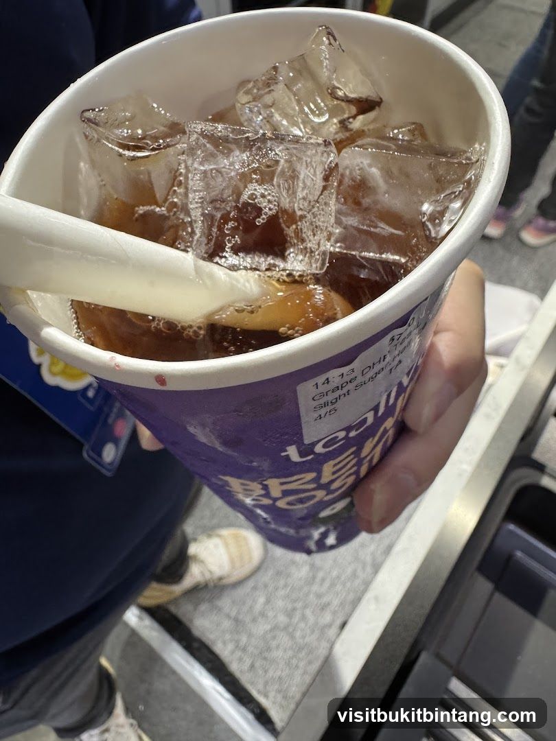 Iced Tea in a Branded Cup
