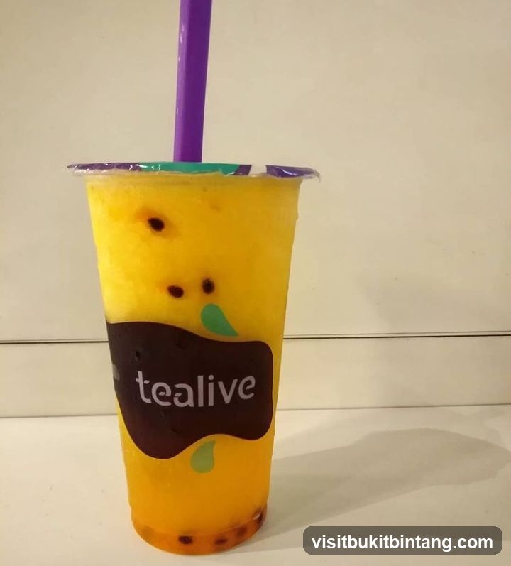 Tealive Mango Smoothie