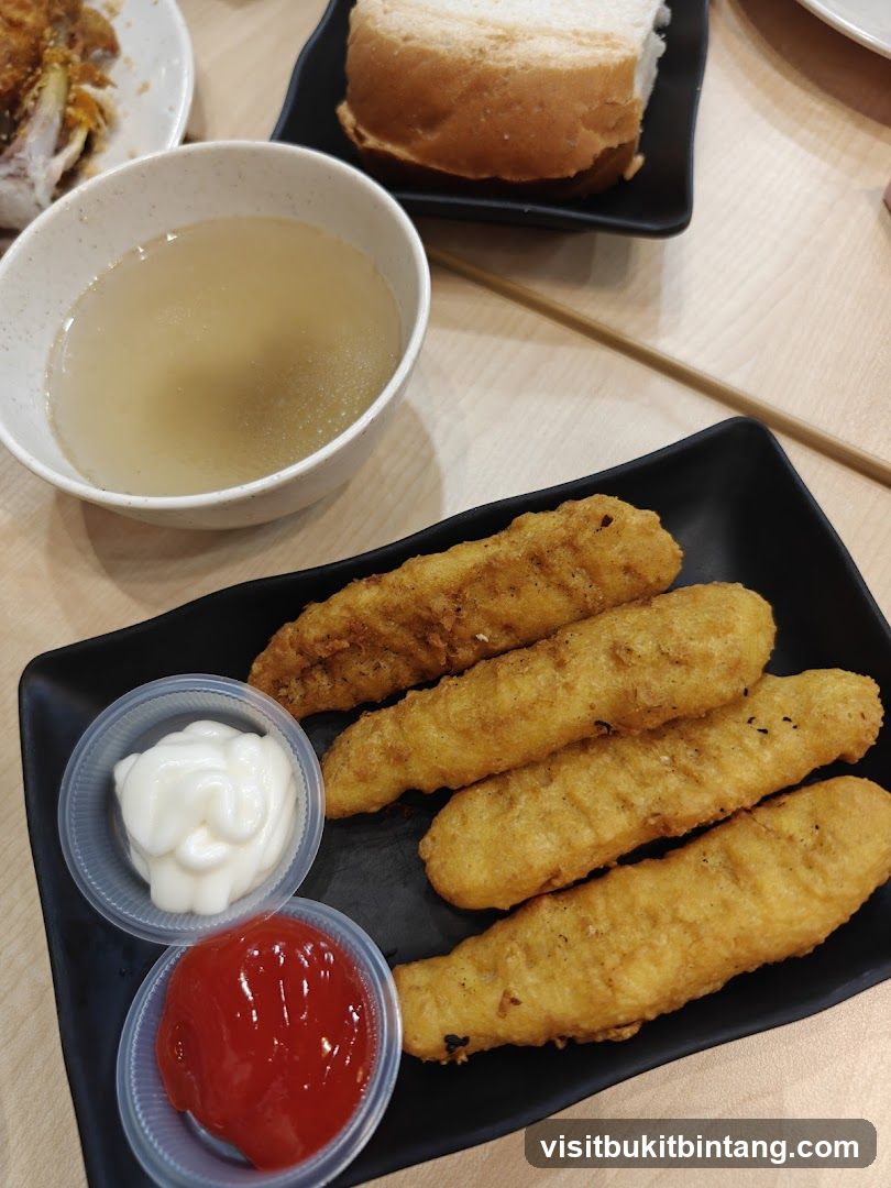 Fried Fish Sticks with Sides