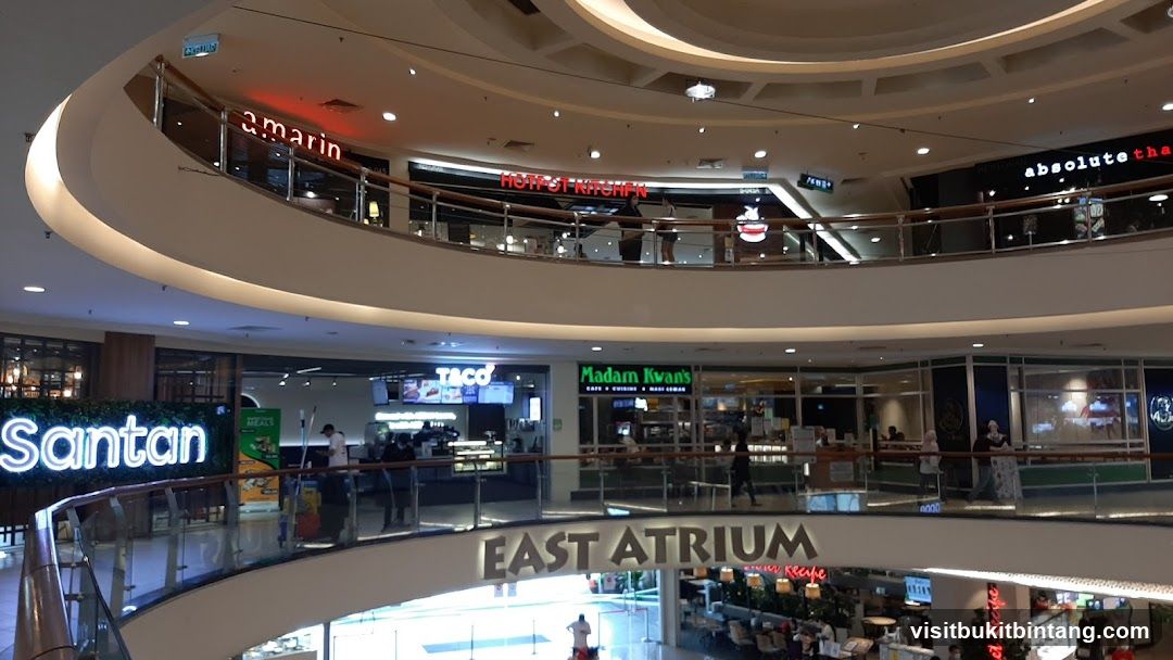 Mall Interior with Multiple Shops