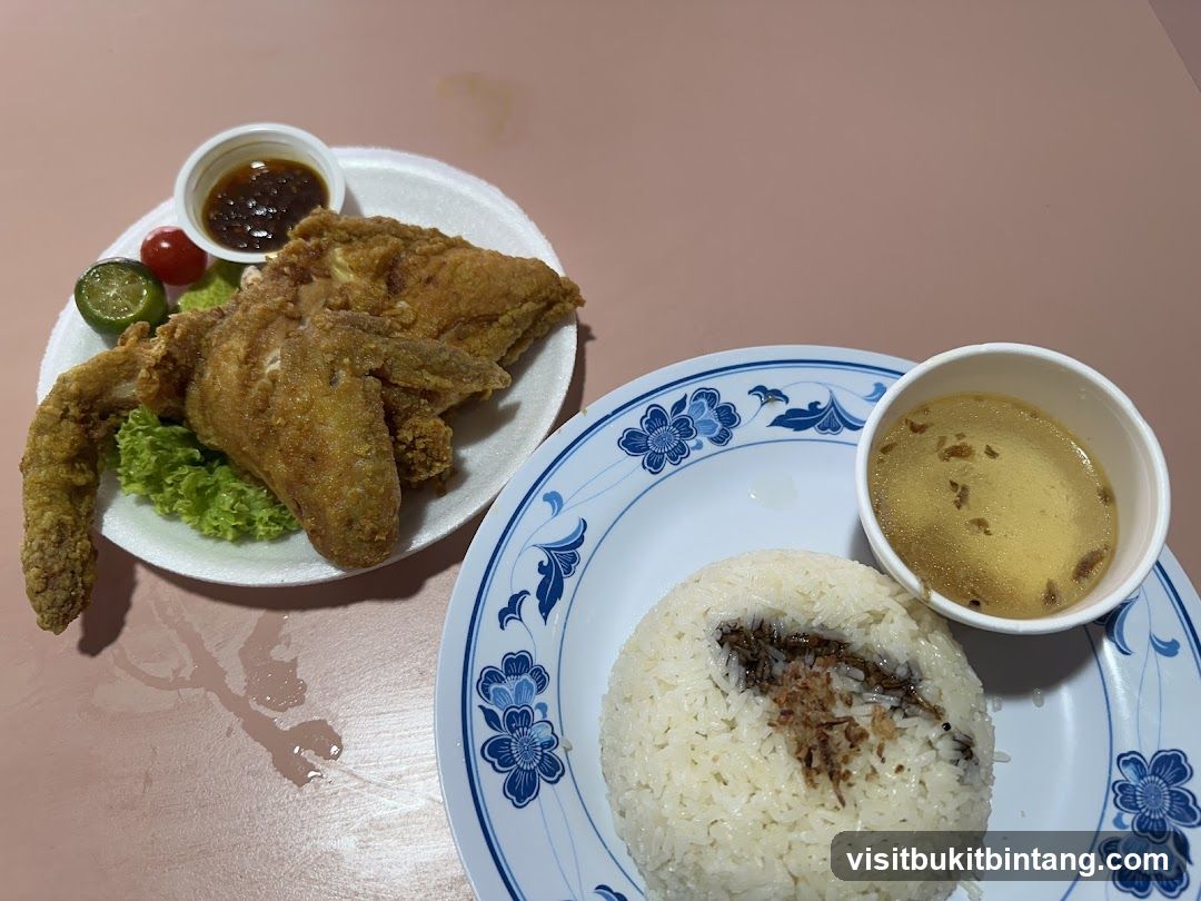 Fried Chicken with Rice