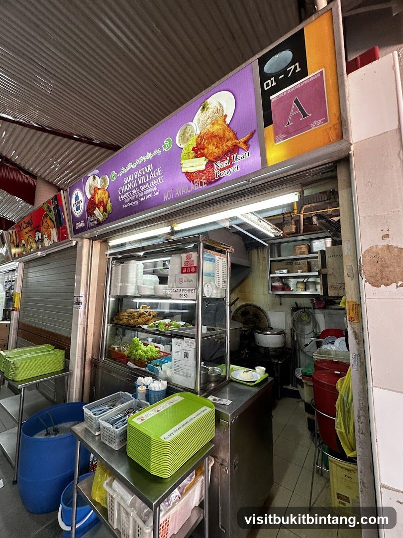 Sari Bistari Changi Village Famous Ayam Penyet