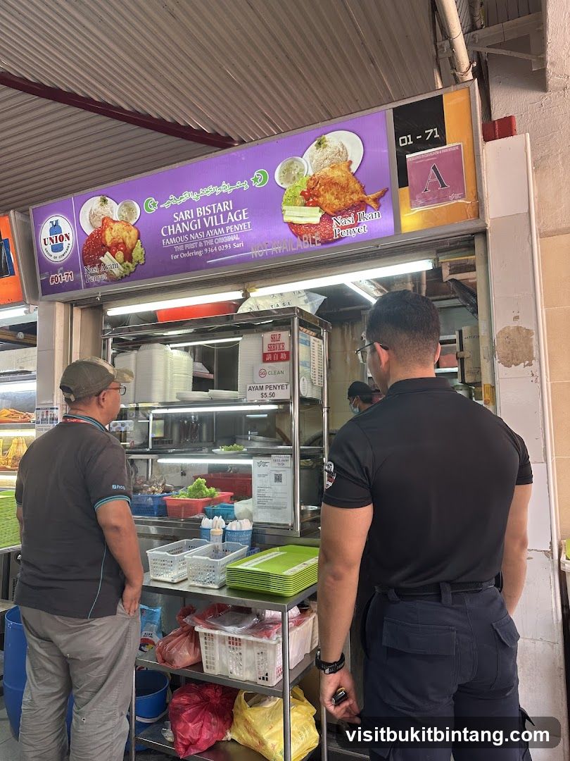 Sari Bistari Changi Village Famous Ayam Penyet