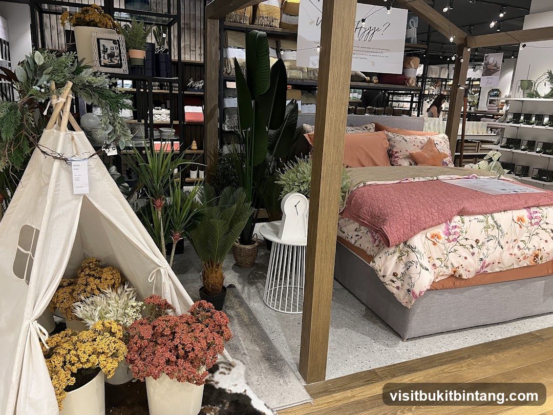 Bedroom Display with Tent
