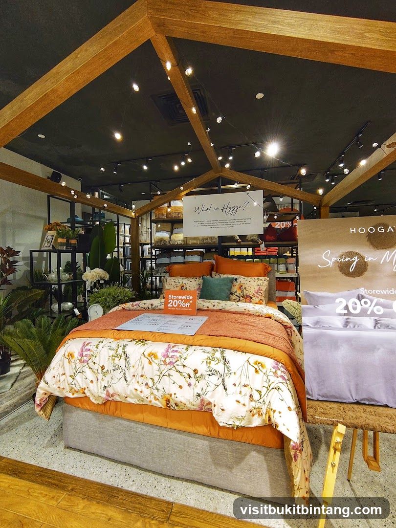 Bedroom Display with Sale Signage