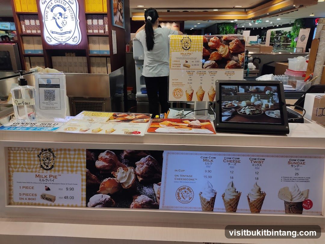 Milk Pie and Ice Cream Counter