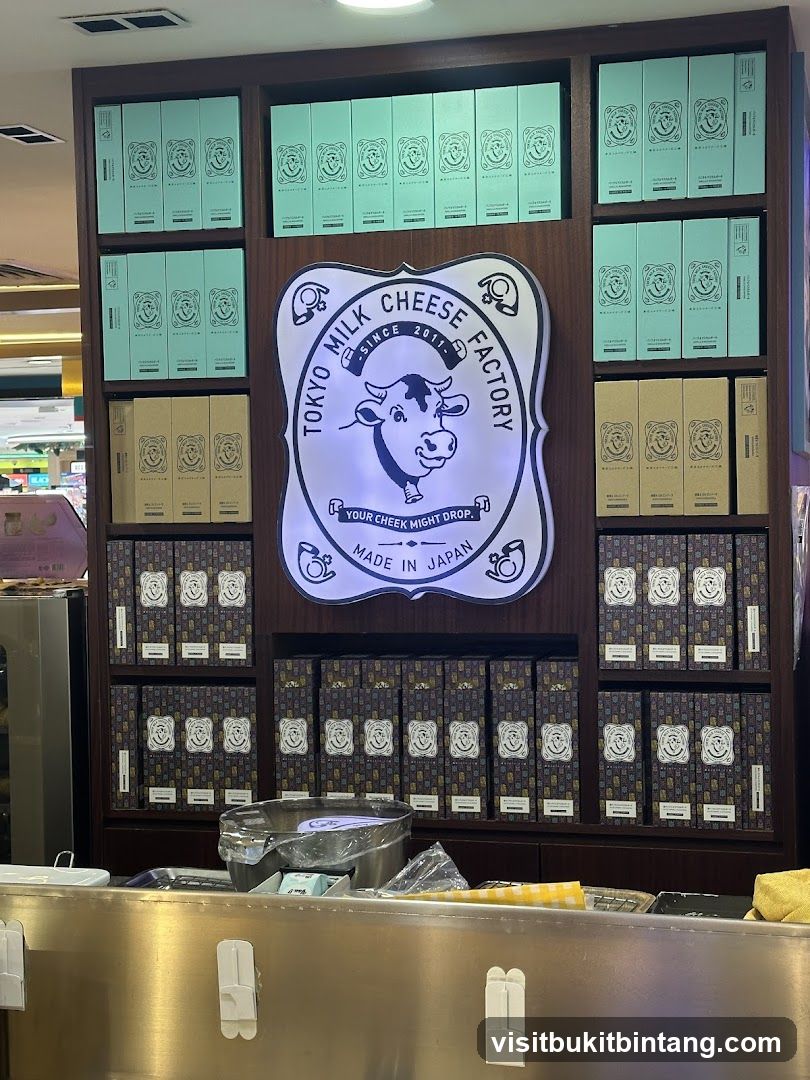 Tokyo Milk Cheese Factory Display