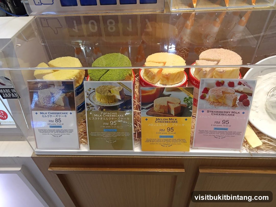Cheesecake Display