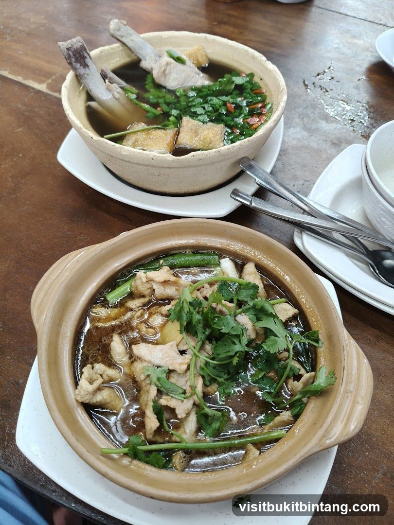Pork Rib Soup and Sliced Pork Soup
