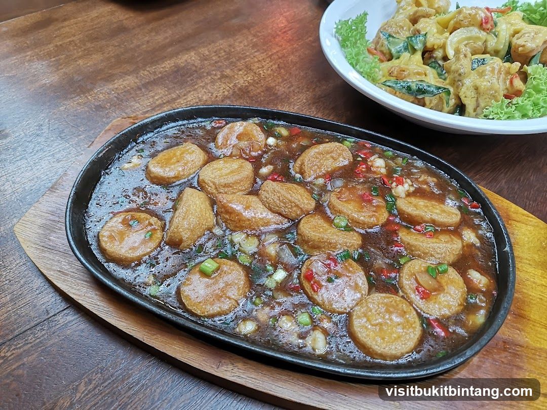 Sizzling Tofu Dish