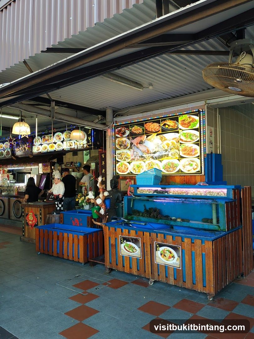 Seafood Restaurant Display