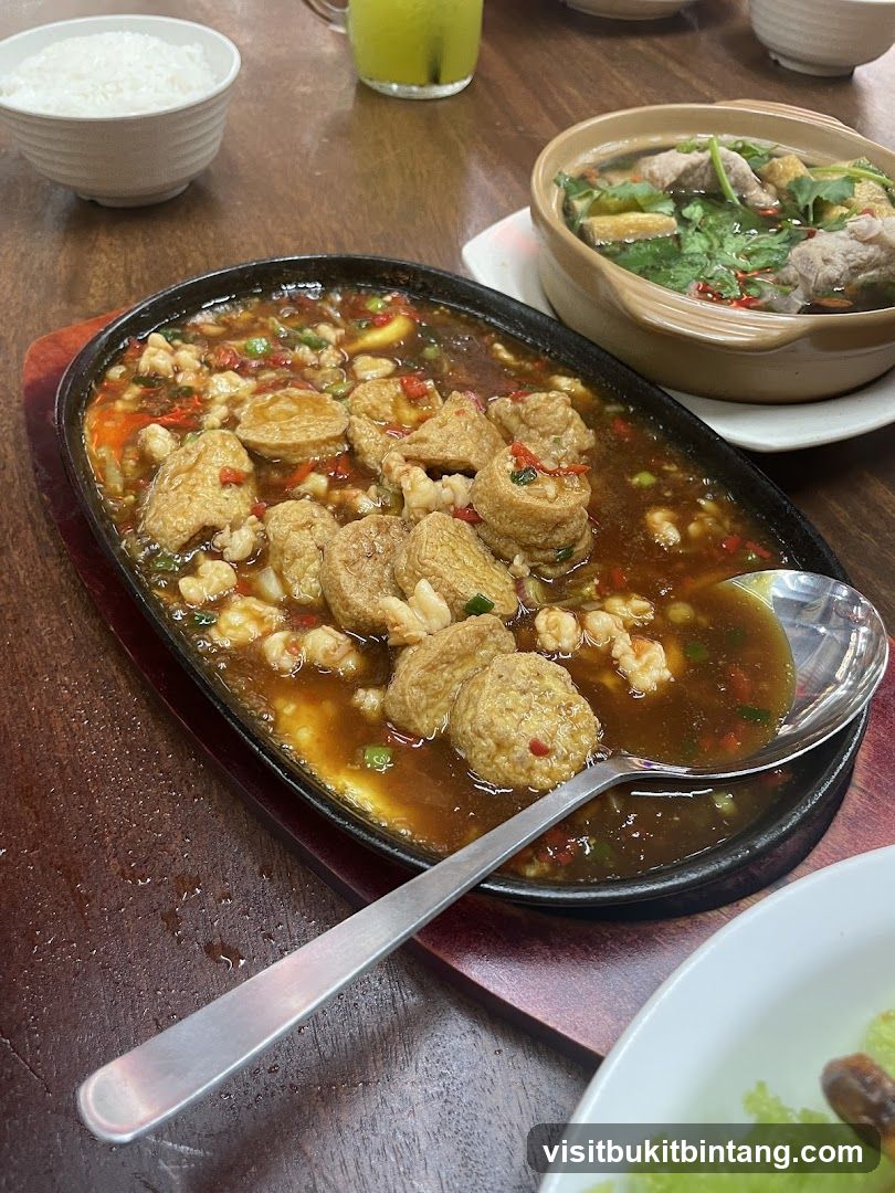 Sizzling Tofu Dish