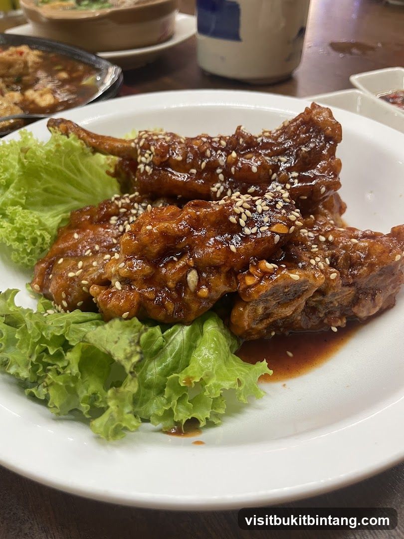 Glazed Ribs with Sesame Seeds
