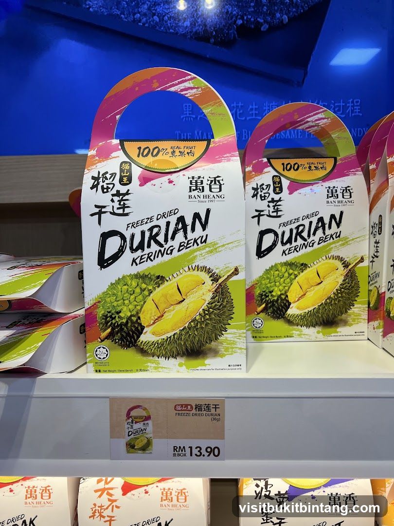 Freeze Dried Durian Snacks