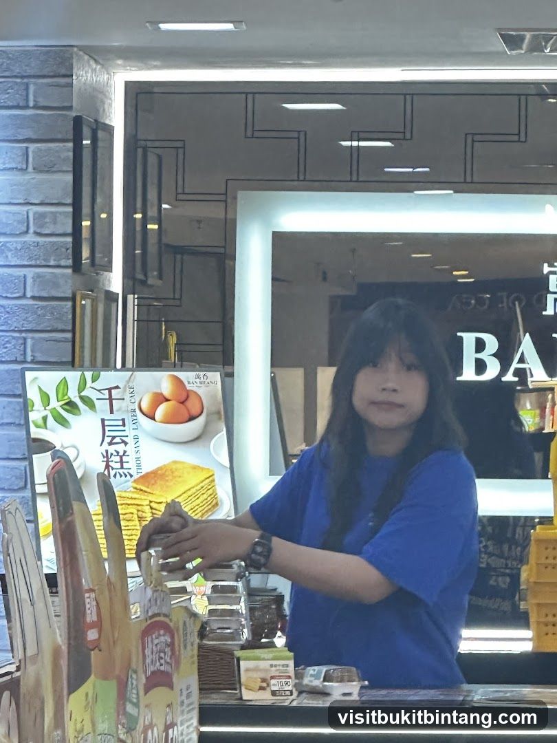 Baker with Thousand Layer Cake