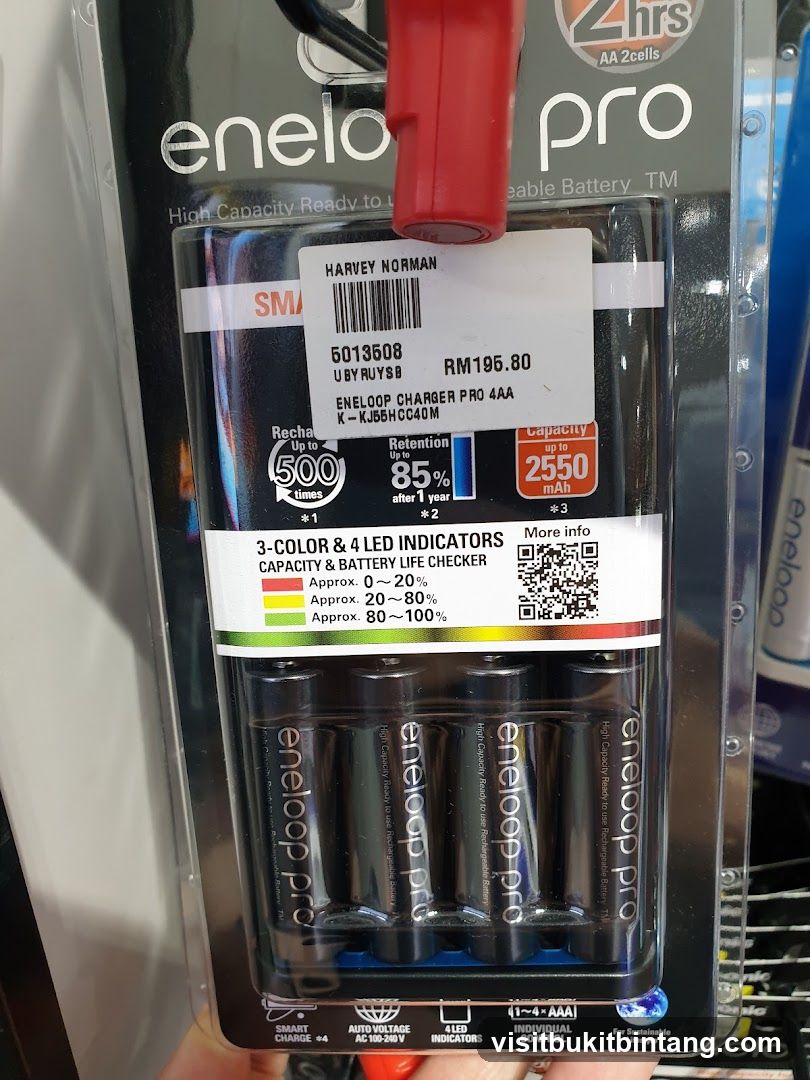 Eneloop Pro Charger with Batteries