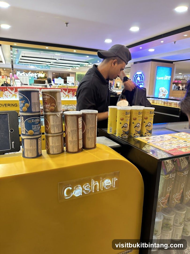 Cashier Counter with Snacks