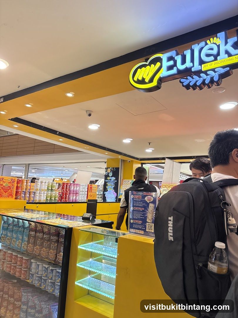 Snack shop counter