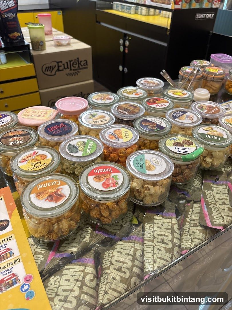 Assortment of Popcorn Flavors