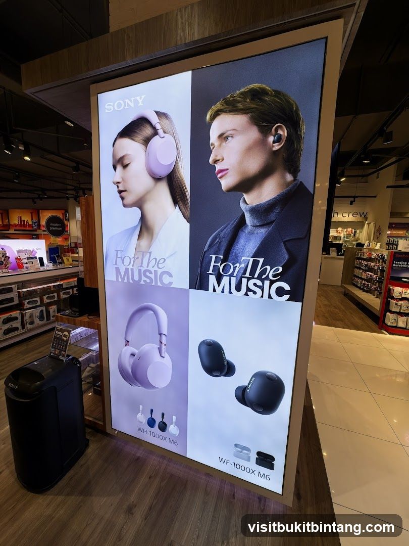 Sony Headphones Advertisement