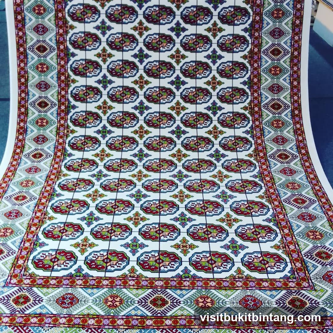 Textile with Geometric Pattern
