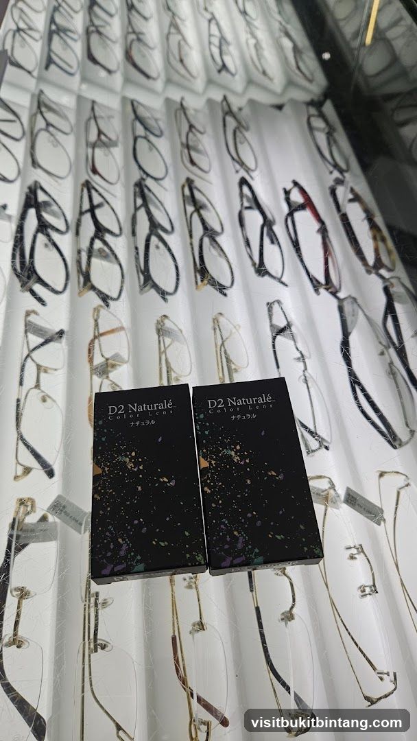 Eyeglasses and Contact Lenses Display