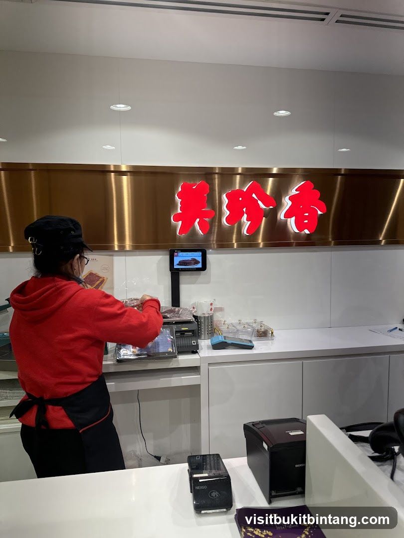 Cashier at Counter