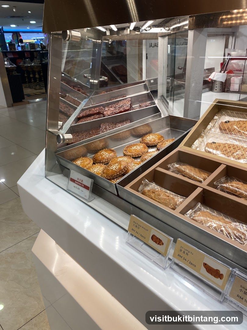 Bak Kwa and Biscuits Display