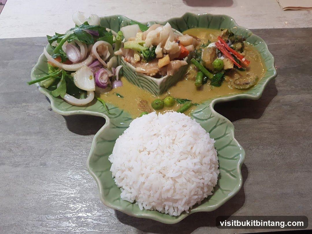 Thai Green Curry with Rice