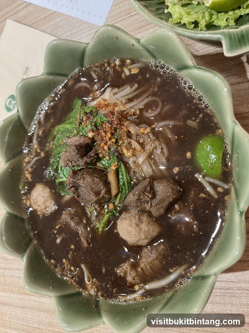 Beef noodle soup
