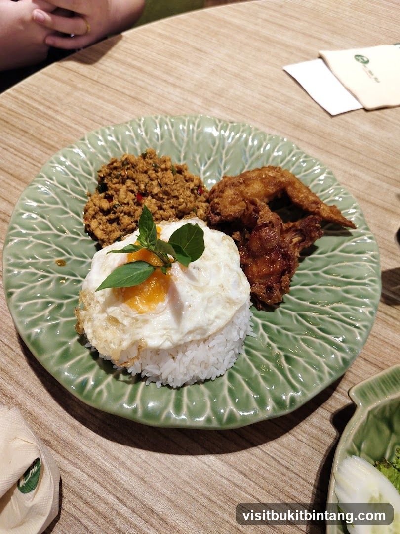 Thai Basil Stir-fry with Rice and Fried Egg