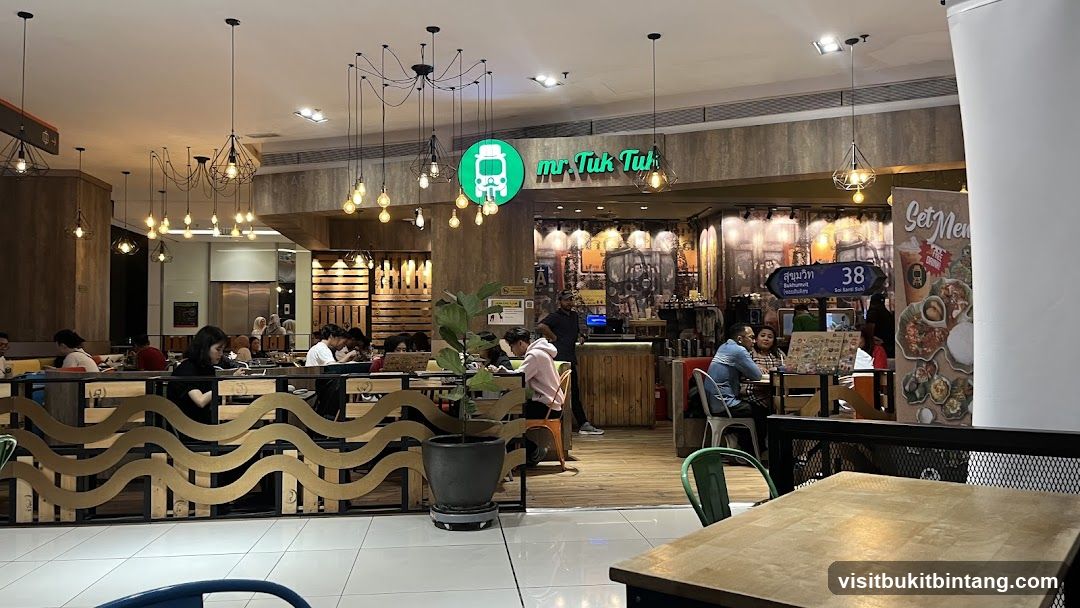 Restaurant Interior with "mr. Tuk Tuk" Signage