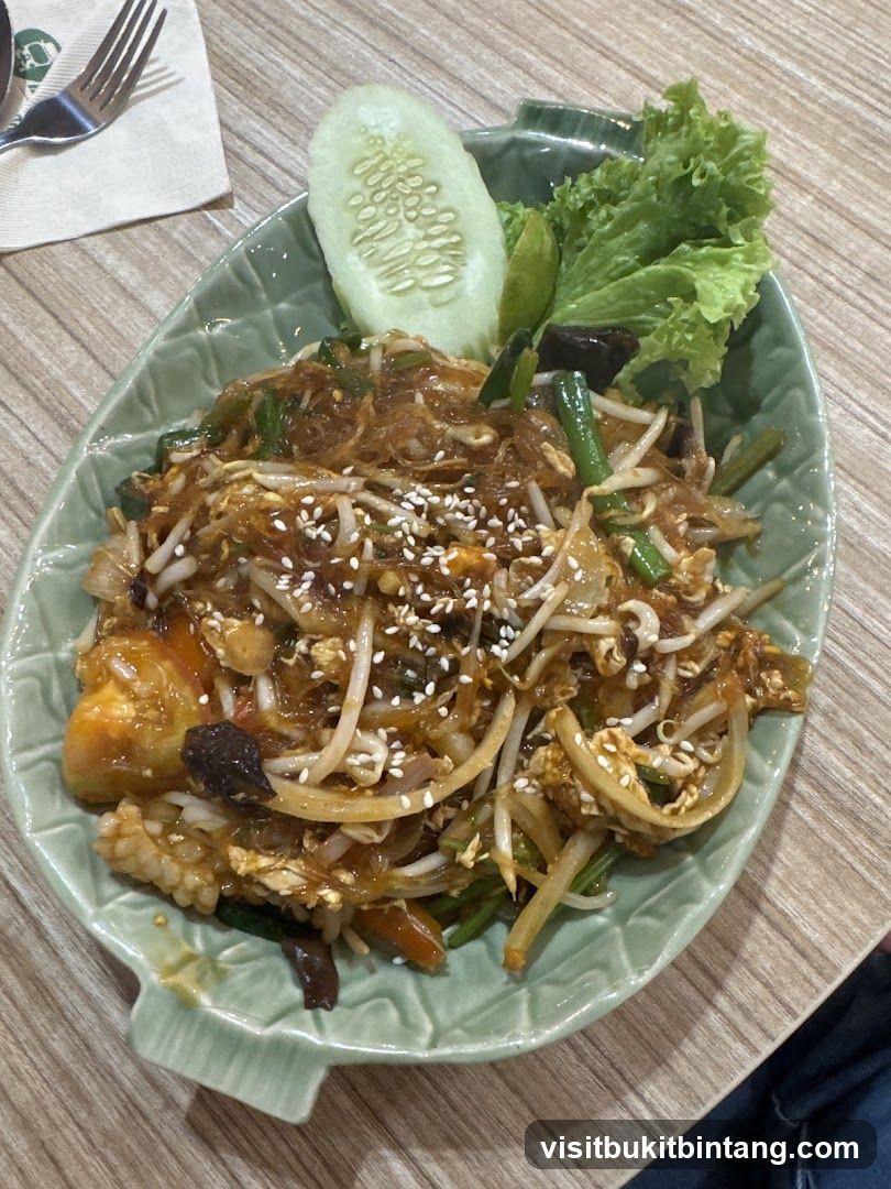 Noodle Dish with Sesame Seeds