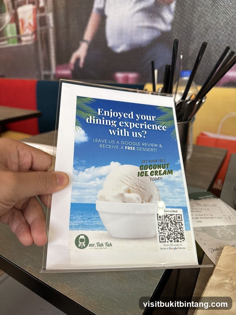 Free Coconut Ice Cream Offer