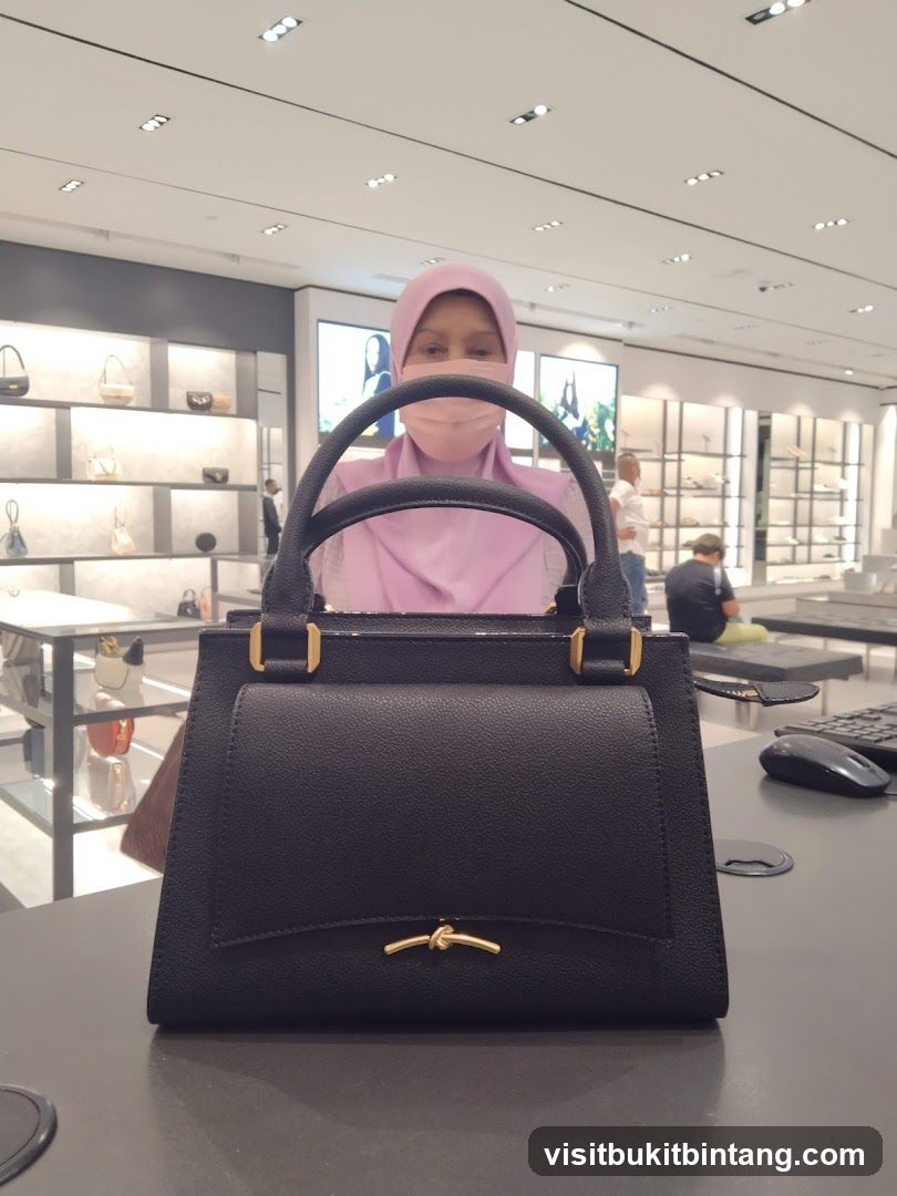 Woman with Handbag in Store
