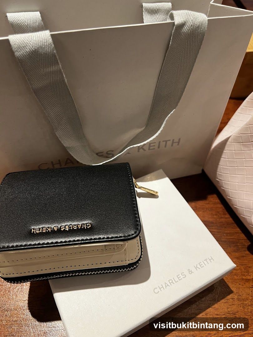 Charles & Keith Wallet and Shopping Bag