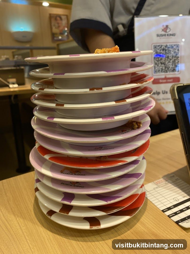 Stack of Sushi Plates