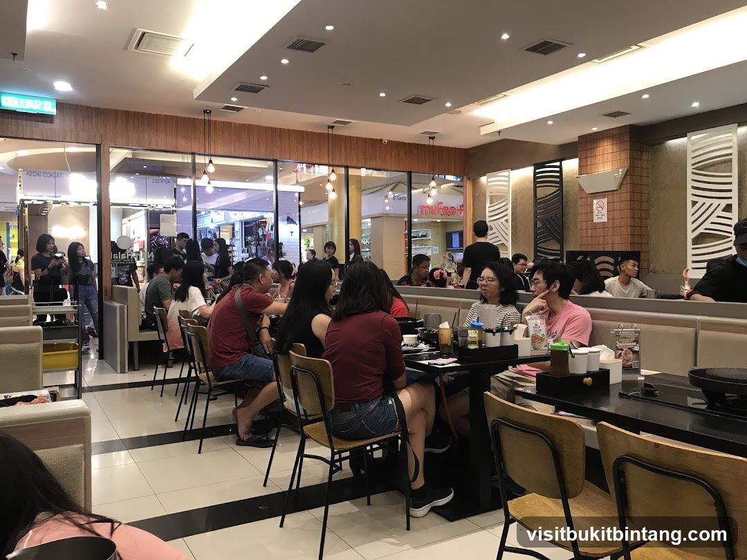 Restaurant Interior with Diners