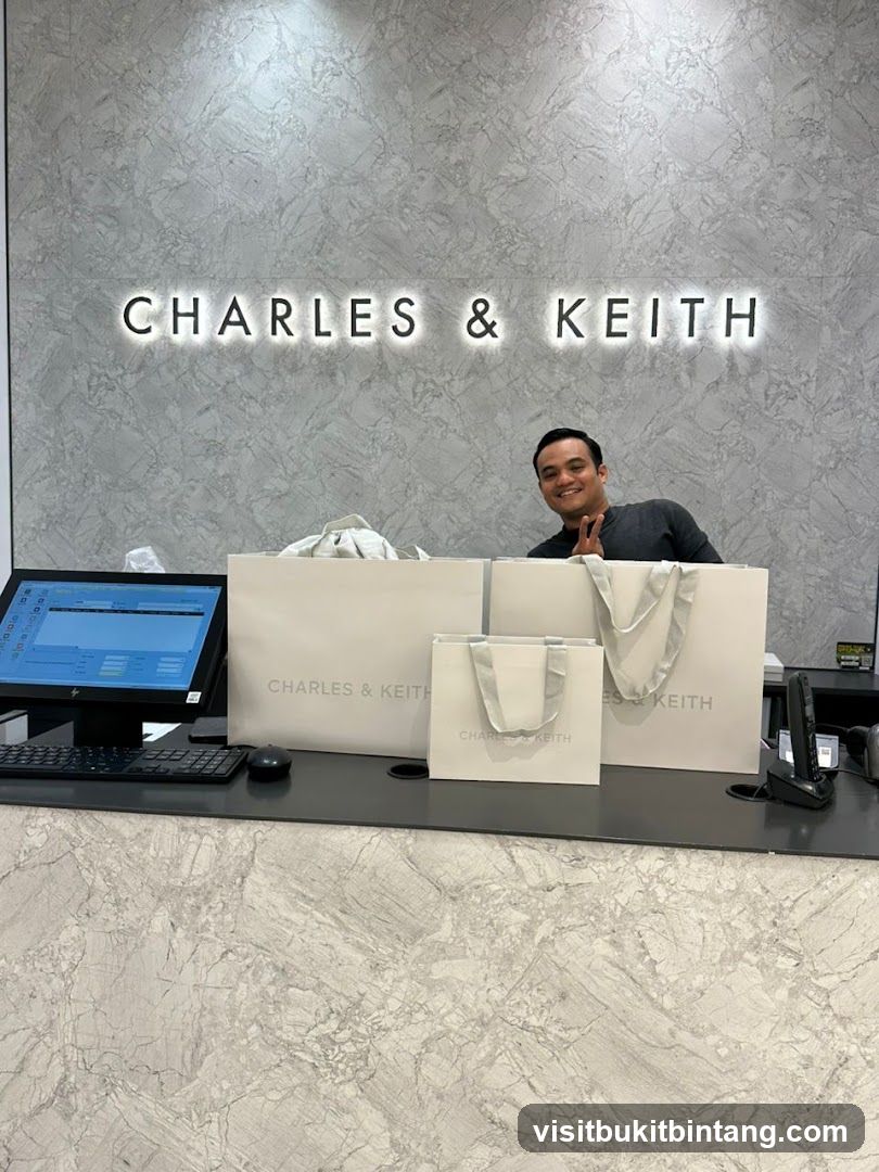 Charles & Keith Store Counter